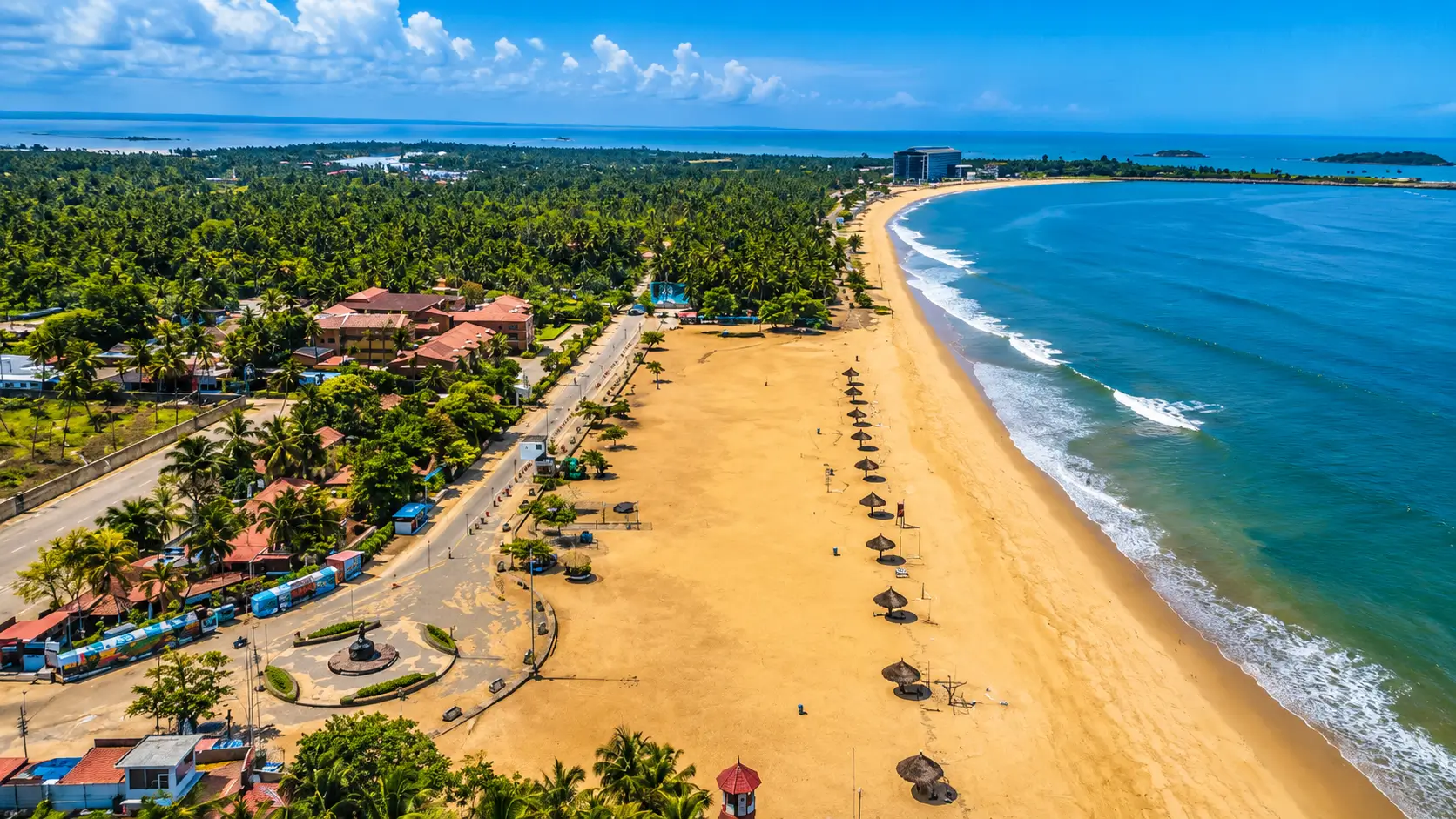 Malpe Beach golden sands and Arabian Sea